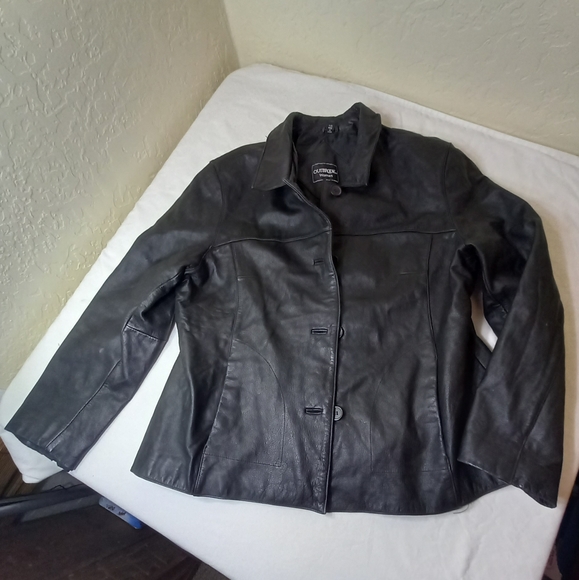 Outbrook Woman 1X Genuine Leather Jacket - Picture 1 of 6